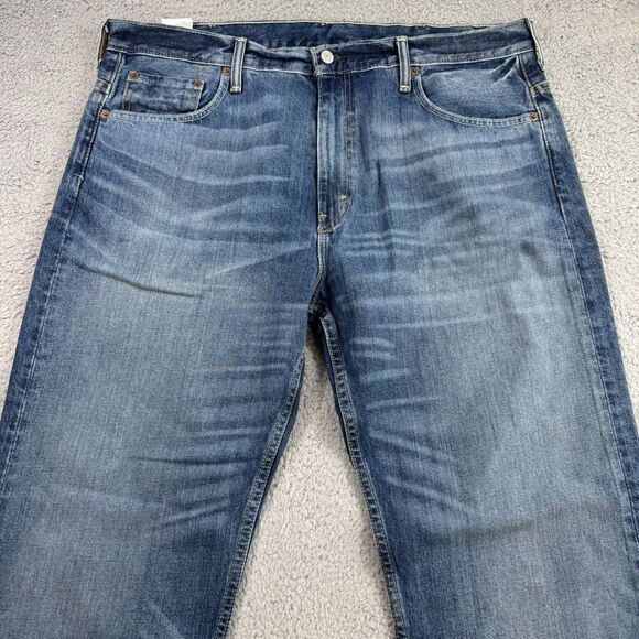 S Levi 569 Jeans Men's 38x30 Loose Straight Fit Comfort Medium Wash Denim - Picture 2 of 12